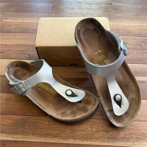 Birkenstock Gizeh Sandals Silver 39